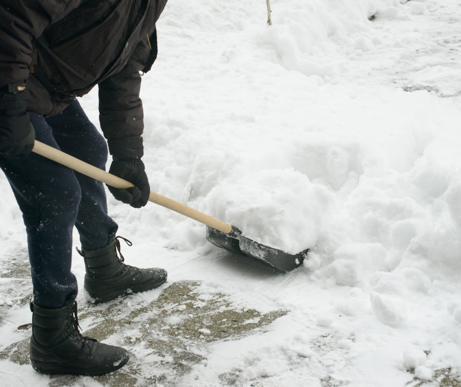 snow shoveling